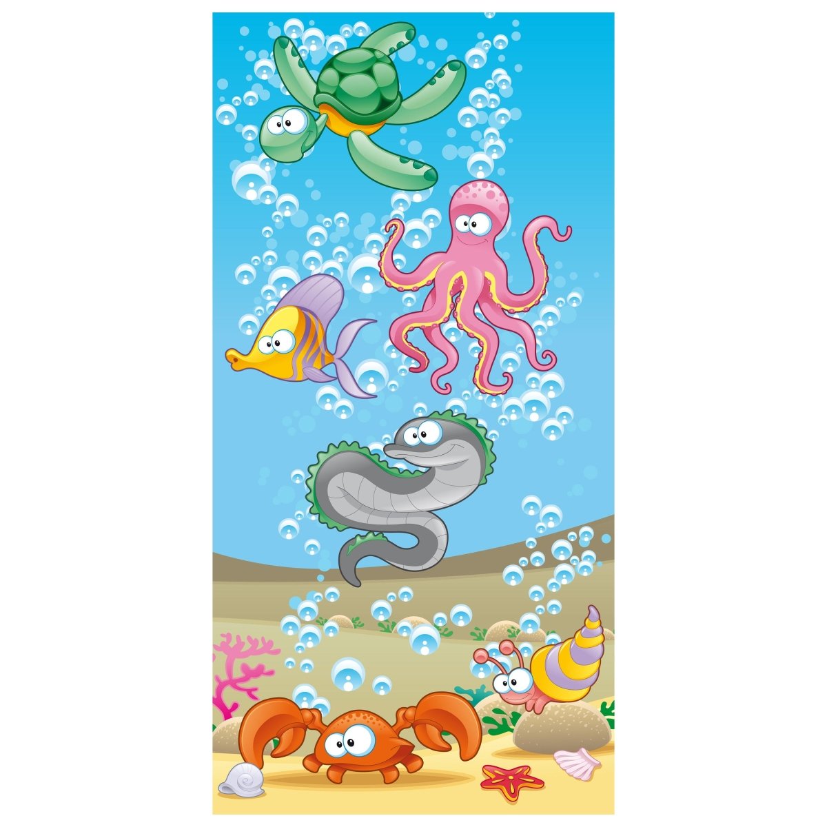 Türtapete Unterwassertiere Kinder M0176 - Bild 2