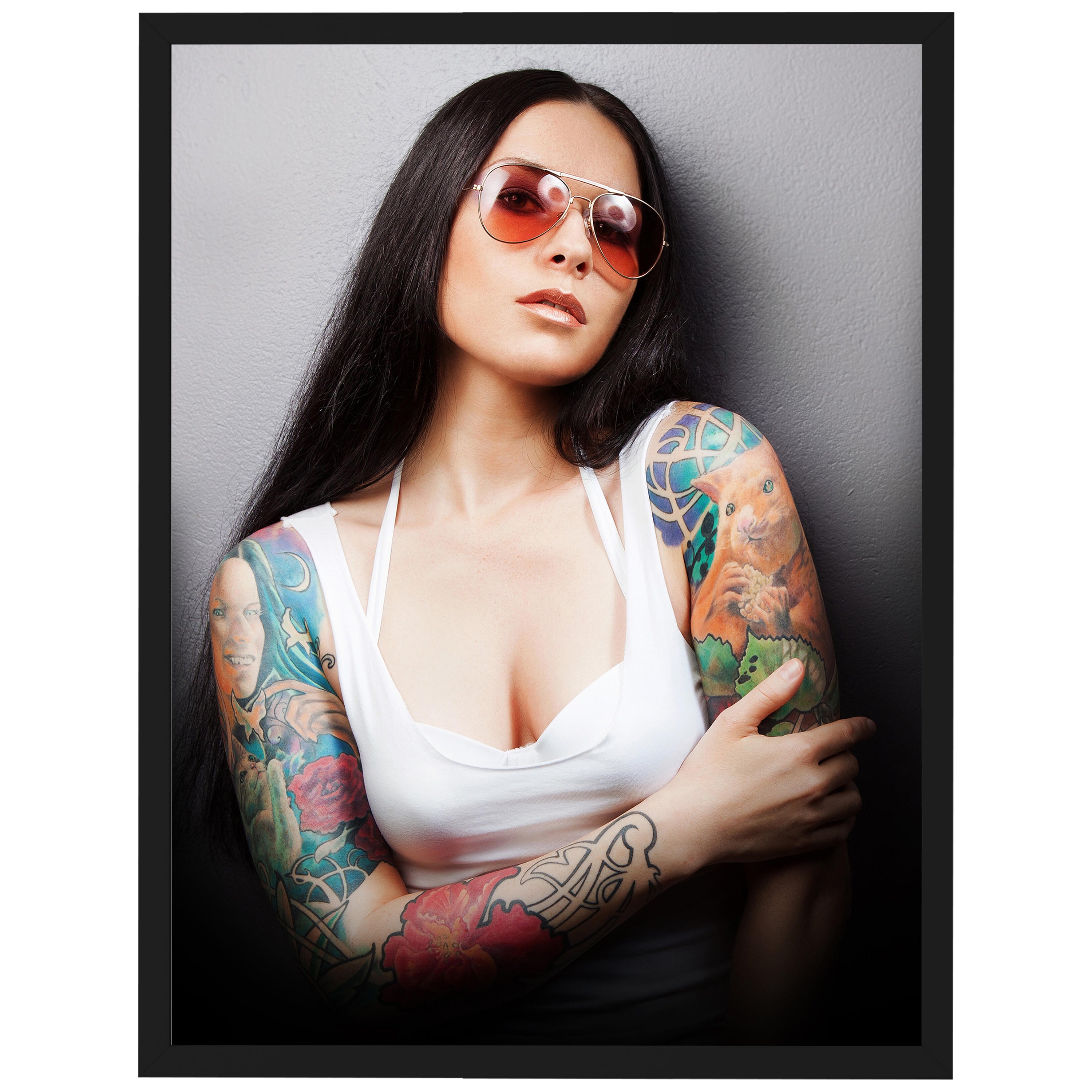 wandmotiv24 Poster, Poster - Frau, Tattoo, Arm - M0177 - Bild 1