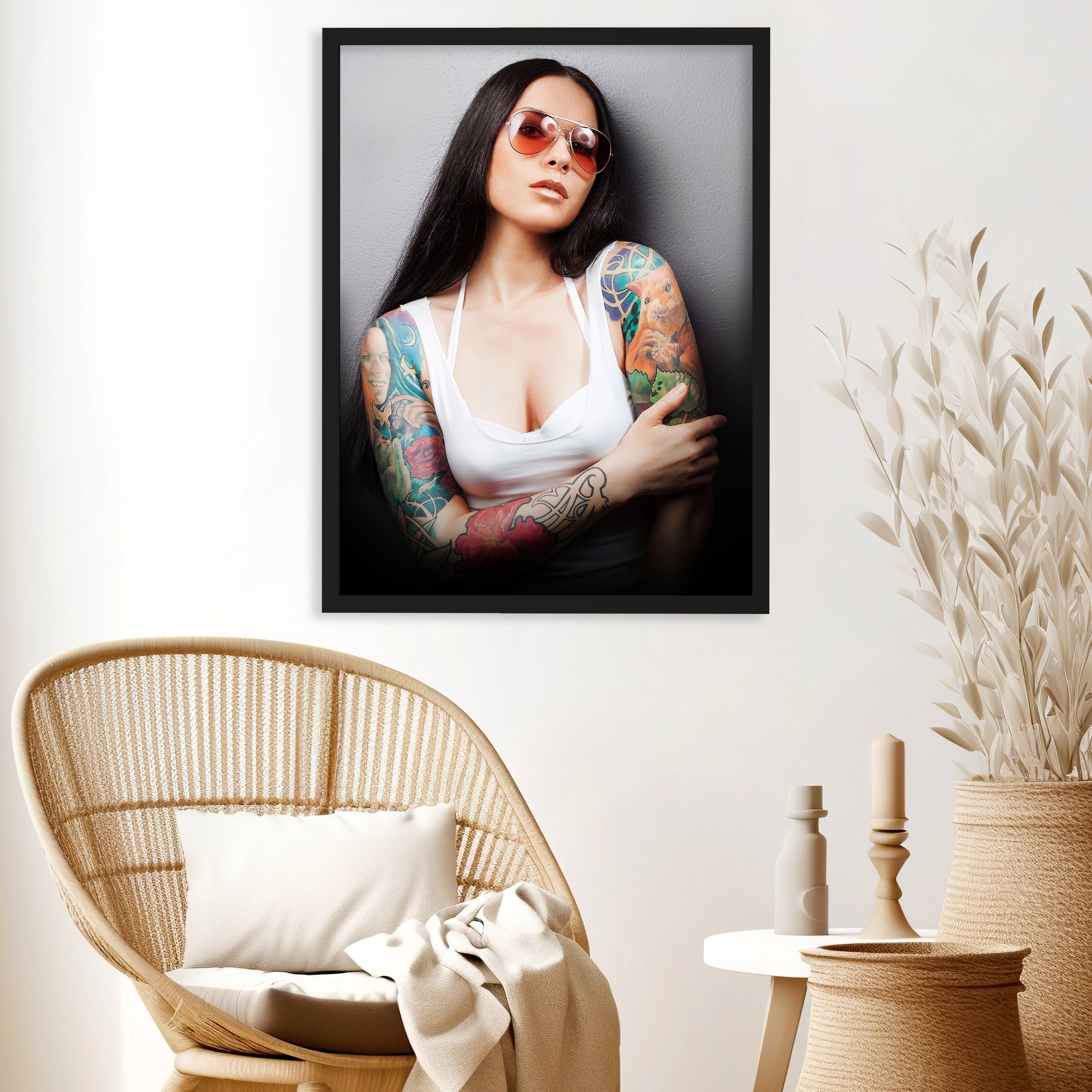 wandmotiv24 Poster, Poster - Frau, Tattoo, Arm - M0177 - Bild 3