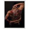 Poster Mann, Tattoo, Rücken M0179