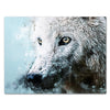 Tableau sur toile Animaux paysage gros plan Loup M0183