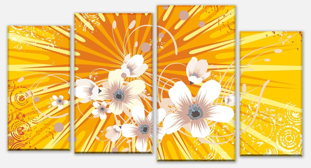 Leinwandbild Mehrteiler Nicole Floral M0187