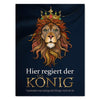 Leinwandbild Löwen, Hochformat, König der Löwen M0188