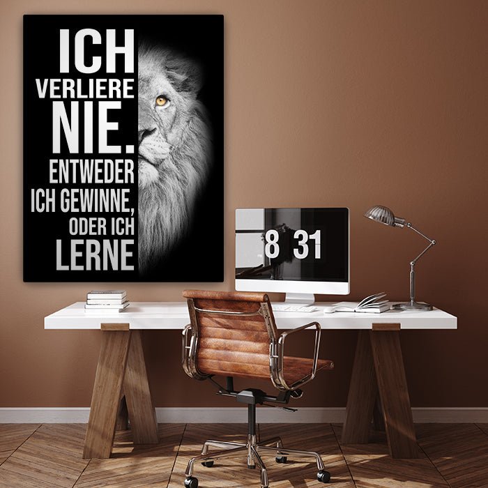 Leinwandbild Löwen, Hochformat M0194 kaufen - Bild 3