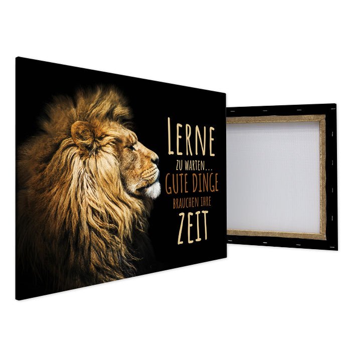 Leinwandbild Löwen, Querformat M0196 kaufen - Bild 4
