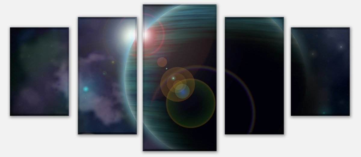 Leinwandbild Mehrteiler Planet Space M0197 entdecken - Bild 1