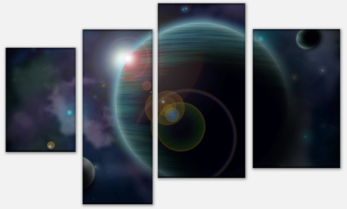 Stretched Canvas Print Planet Space M0197