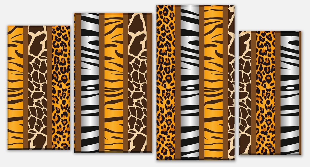 Canvas print Divider Africa animal pattern M0198