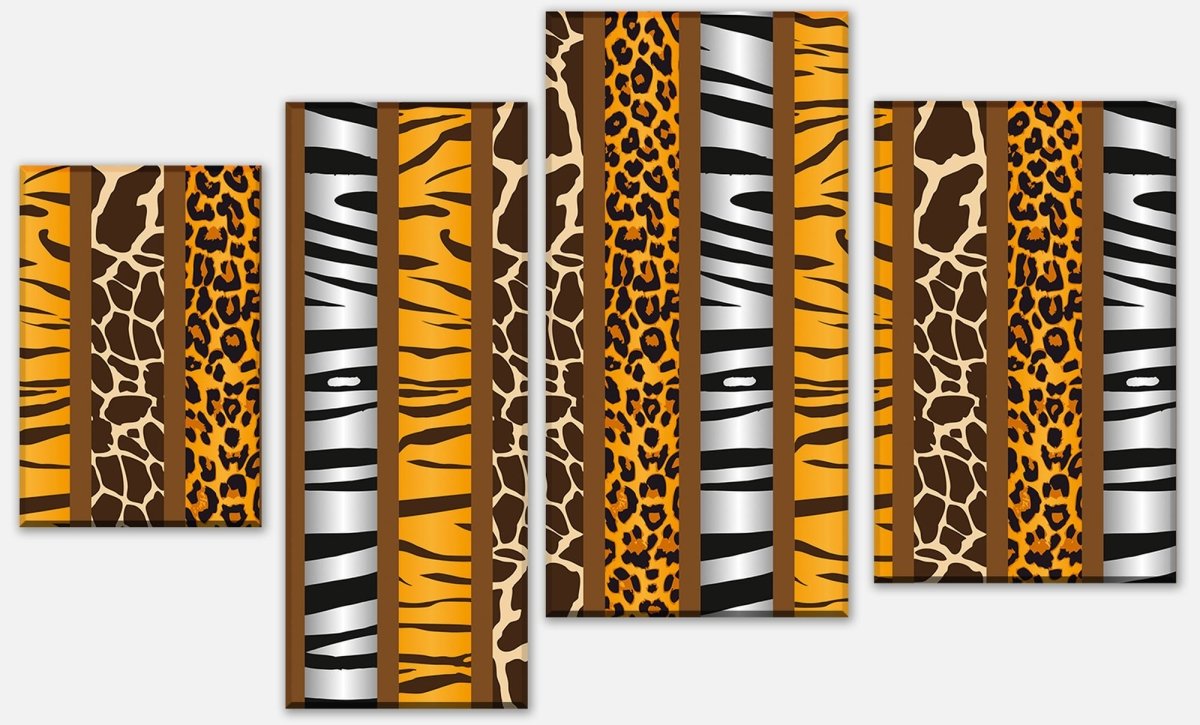 Canvas print Divider Africa animal pattern M0198