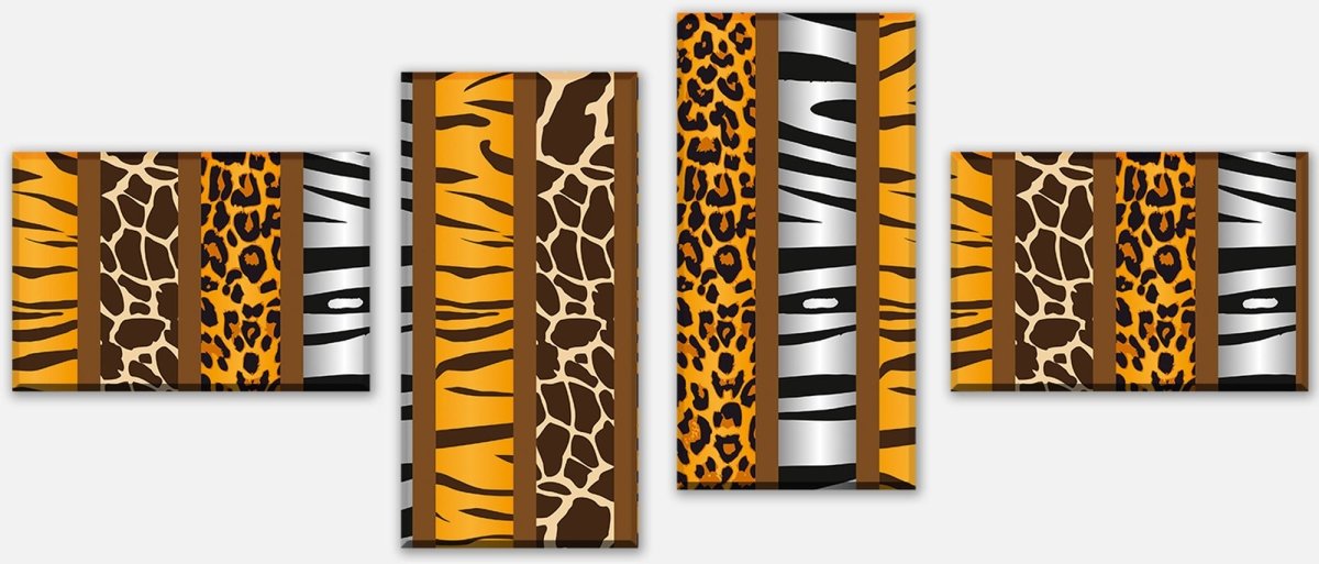 Canvas print Divider Africa animal pattern M0198