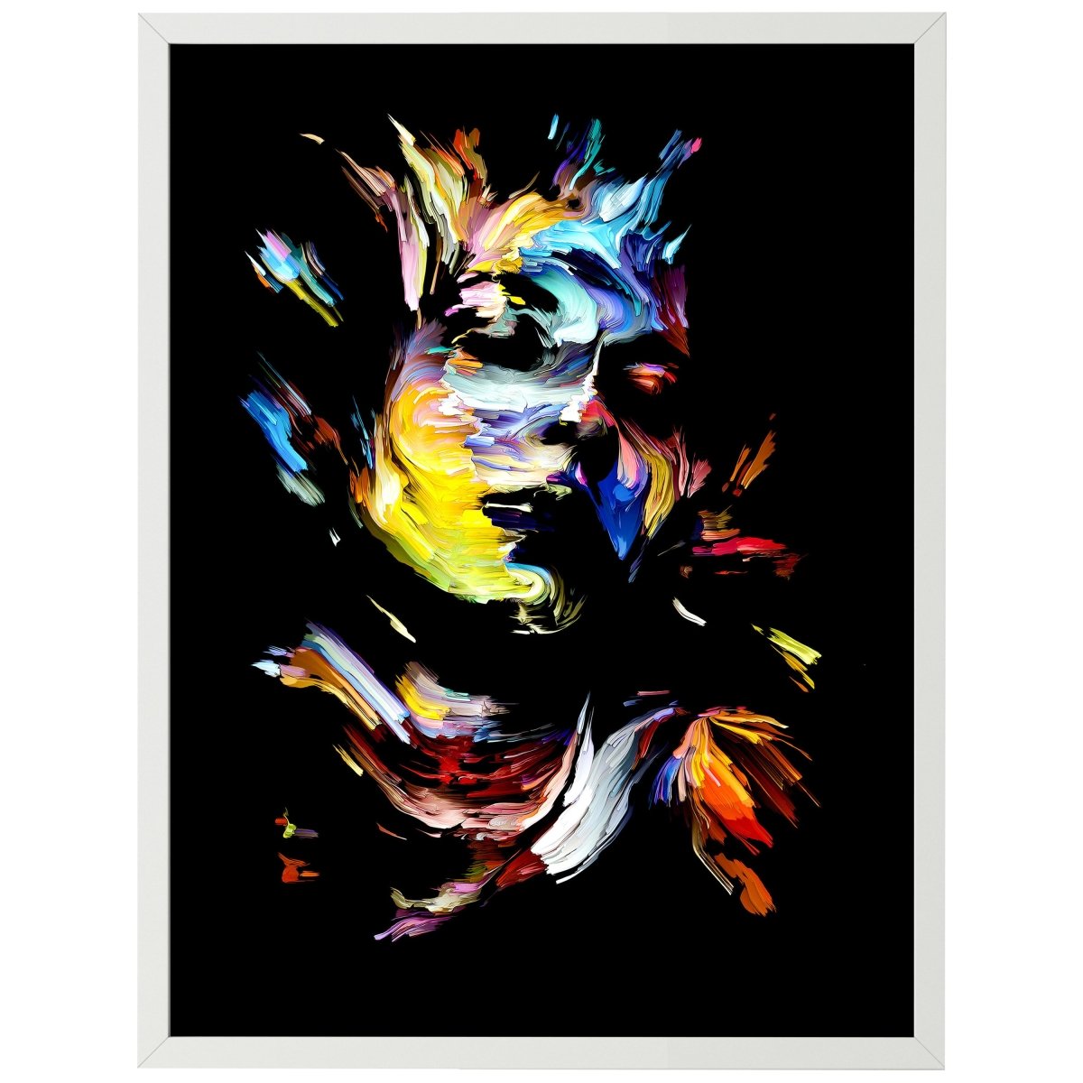 wandmotiv24 Poster, Poster - Frau, Gemälde, abstrakt - M0201 - Bild 1