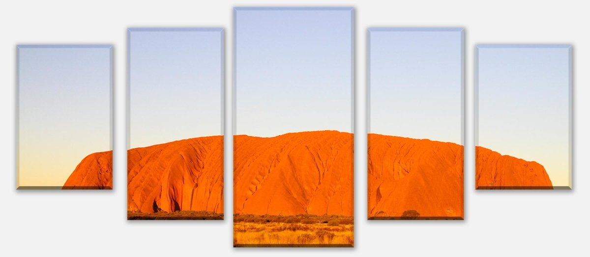 Leinwandbild Mehrteiler Ayers Rock Sunset Natur M0205 entdecken - Bild 1