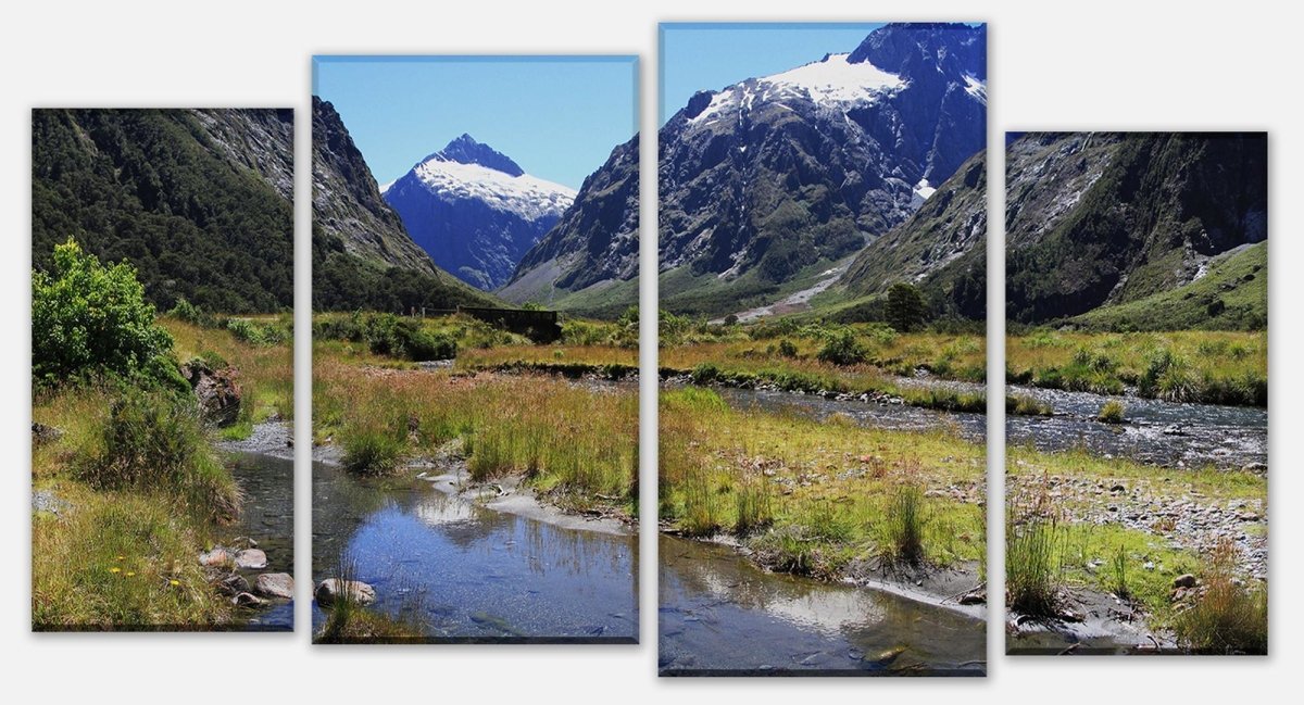 Canvas print Divider Fjord Landscape Nature M0214