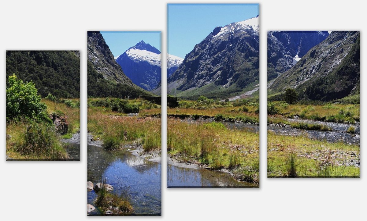 Canvas print Divider Fjord Landscape Nature M0214