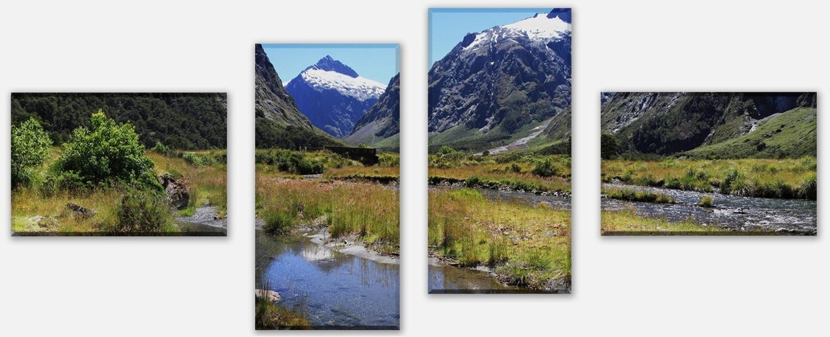 Canvas print Divider Fjord Landscape Nature M0214