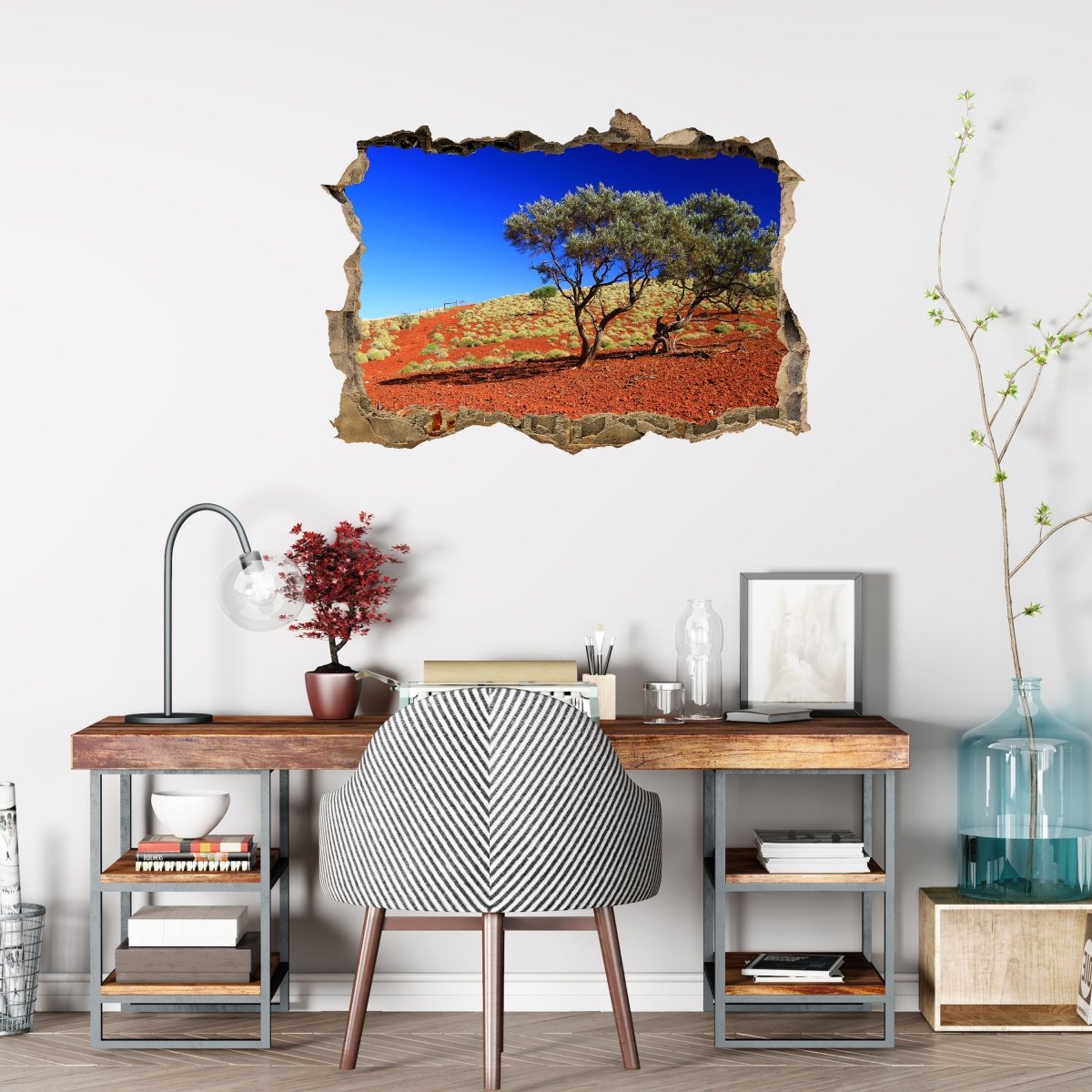 Sticker mural 3D Outback Australia - Tatouage mural M0217