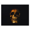Tableau sur toile Crâne Paysage Crâne en Or M0222