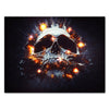 Canvas Print Skull, landscape, skull explosion M0227