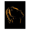 Canvas print Minimalism Portrait Female Head Side 1 M0231