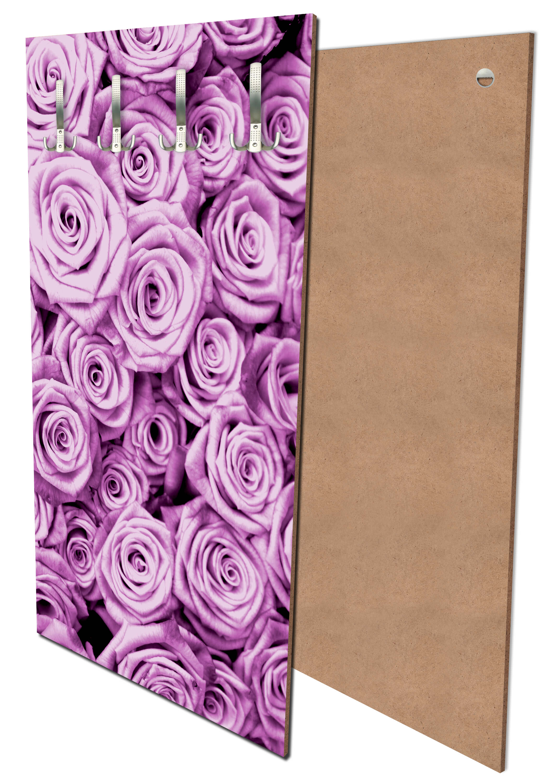 Garderobe violettes Rosenfeld Blüte M0232 entdecken - Bild 1