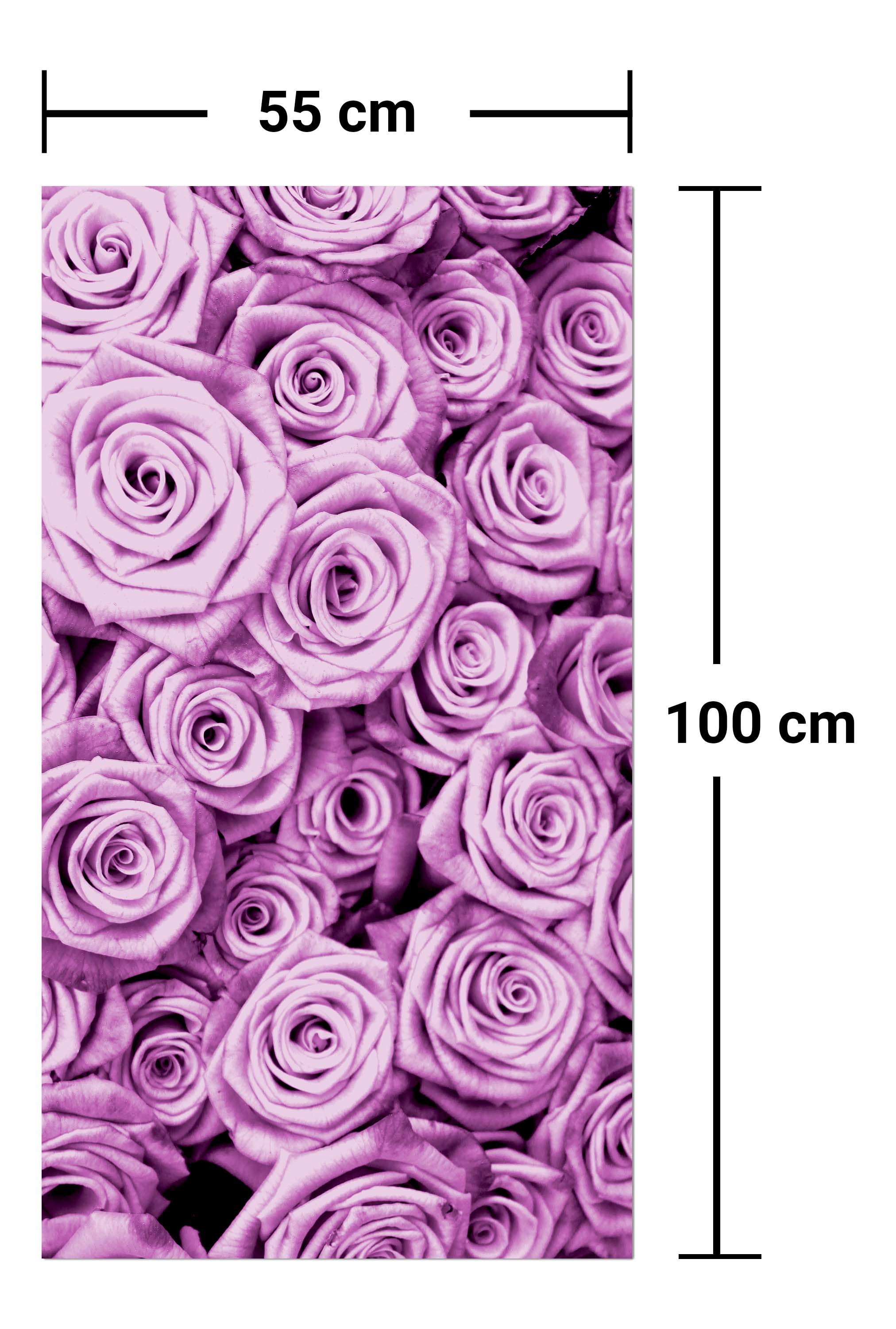 Garderobe violettes Rosenfeld Blüte M0232 entdecken - Bild 7