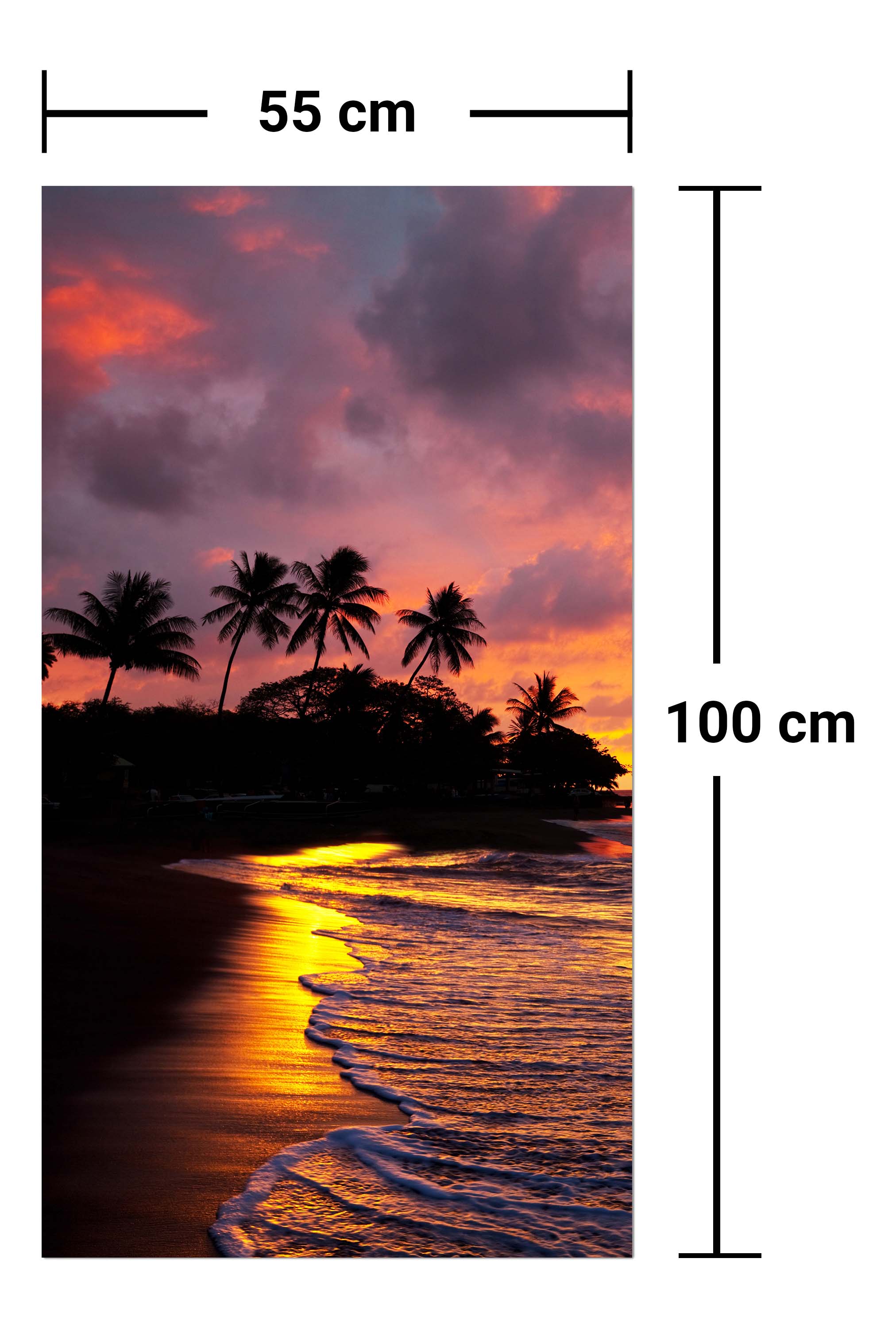 Garderobe Strand Sonnenuntergang Meer M0235 entdecken - Bild 7
