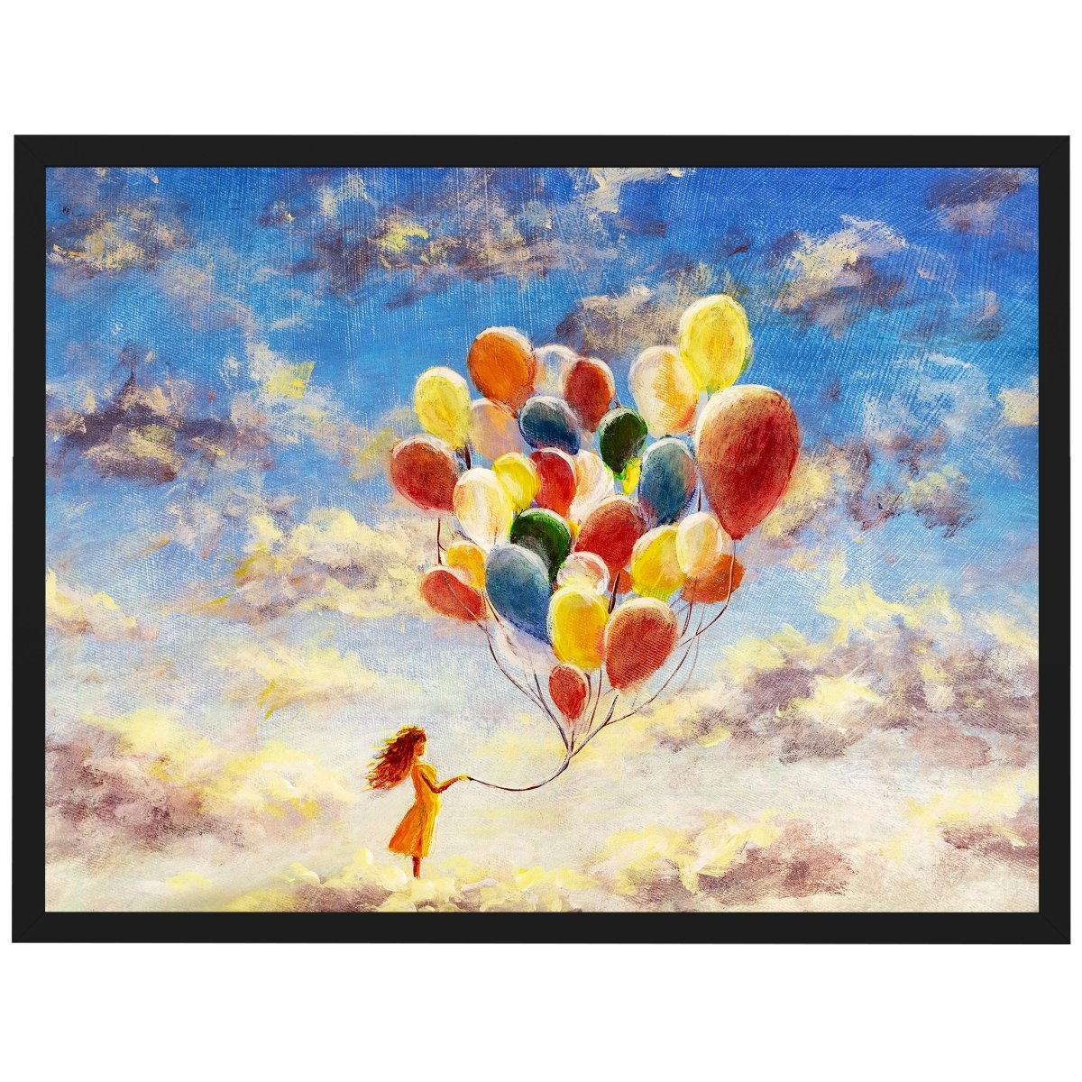 wandmotiv24 Poster, Poster - Gemälde, Malerei, Luftballons - M0236 - Bild 1
