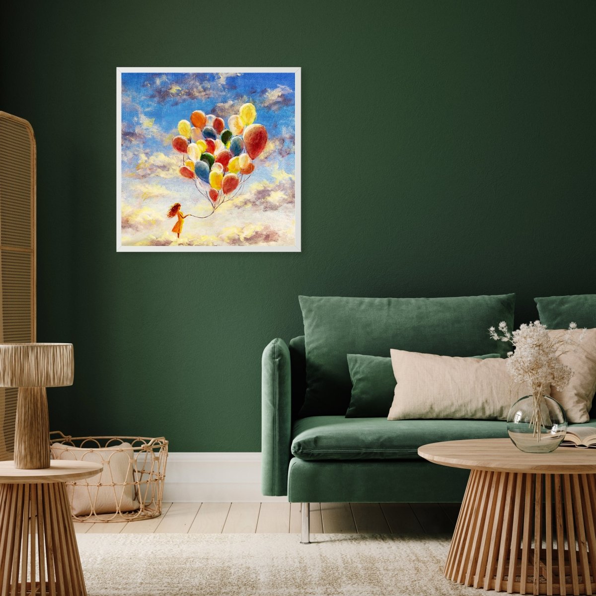 wandmotiv24 Poster, Poster - Gemälde, Malerei, Luftballons - M0236 - Bild 5