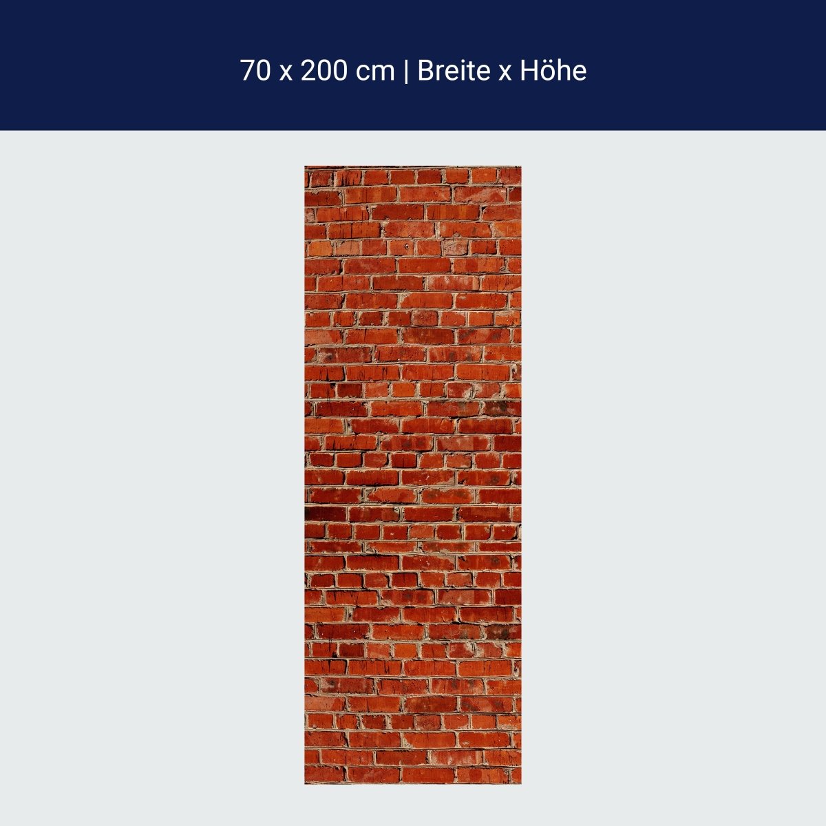 Paroi de douche Brick Red City M0240