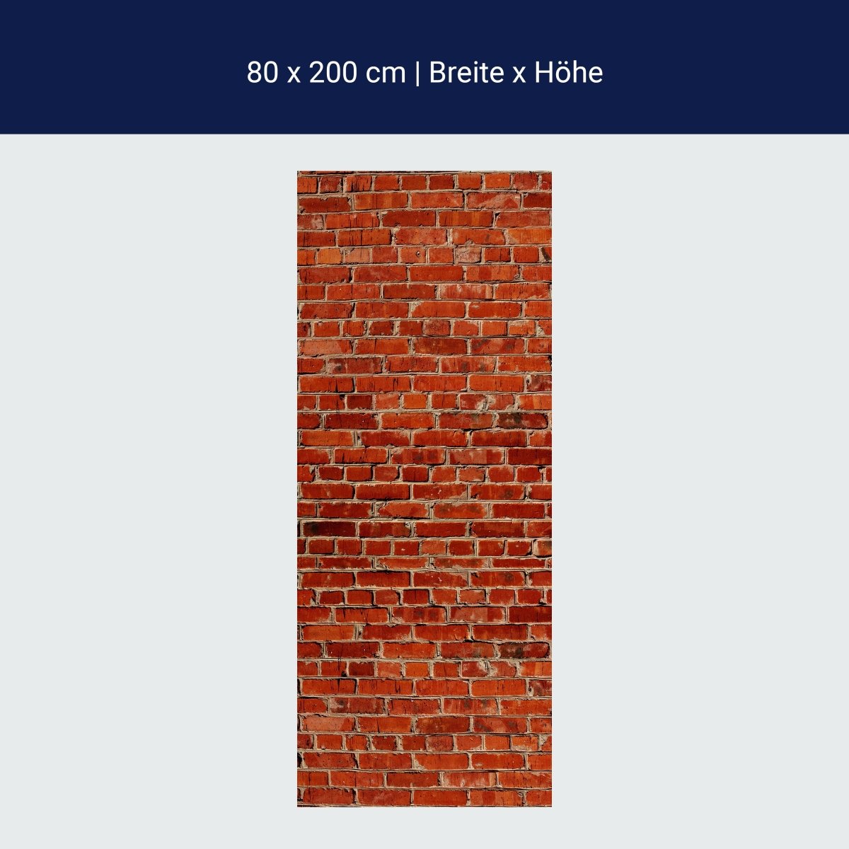 Paroi de douche Brick Red City M0240