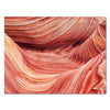 Tableau sur toile Pierres & rochers, format paysage, vague de pierre rouge M0241
