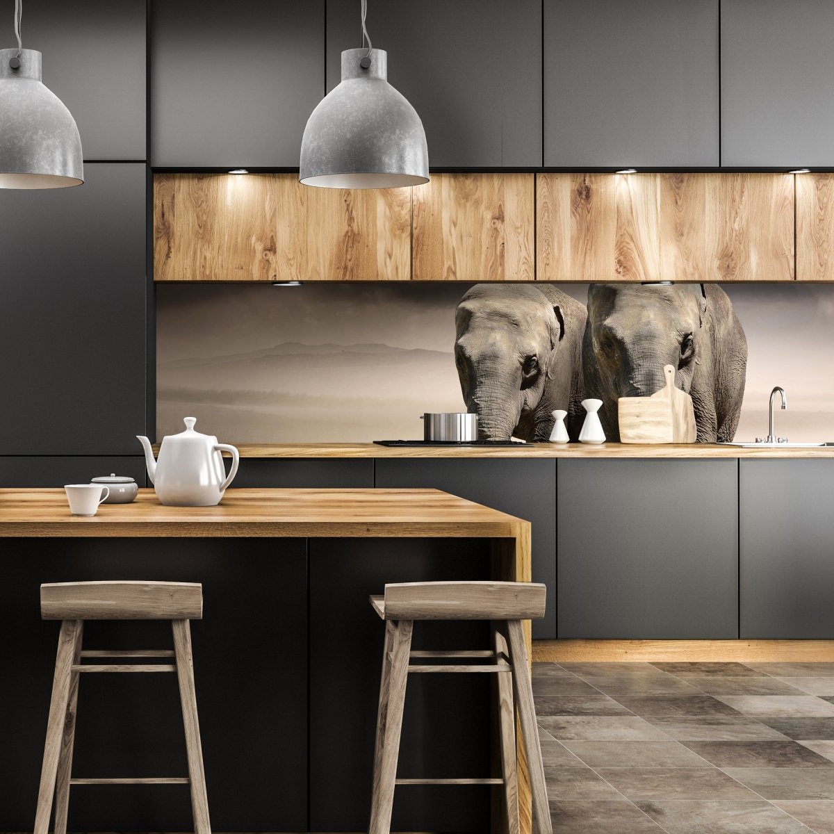 Küchenrückwand Elefantentraum Afrika M0244 entdecken - Bild 1