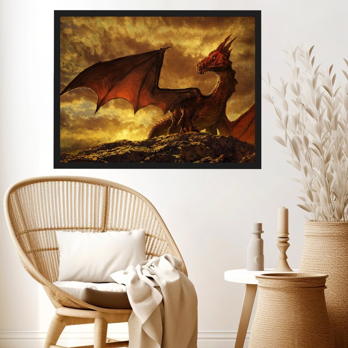 wandmotiv24 Poster, Poster - Malerei, Drache, Fantasy - M0244 - Bild 3