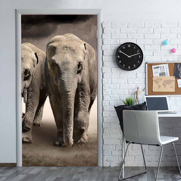 Türtapete Elefantentraum Afrika M0244 - Bild 1