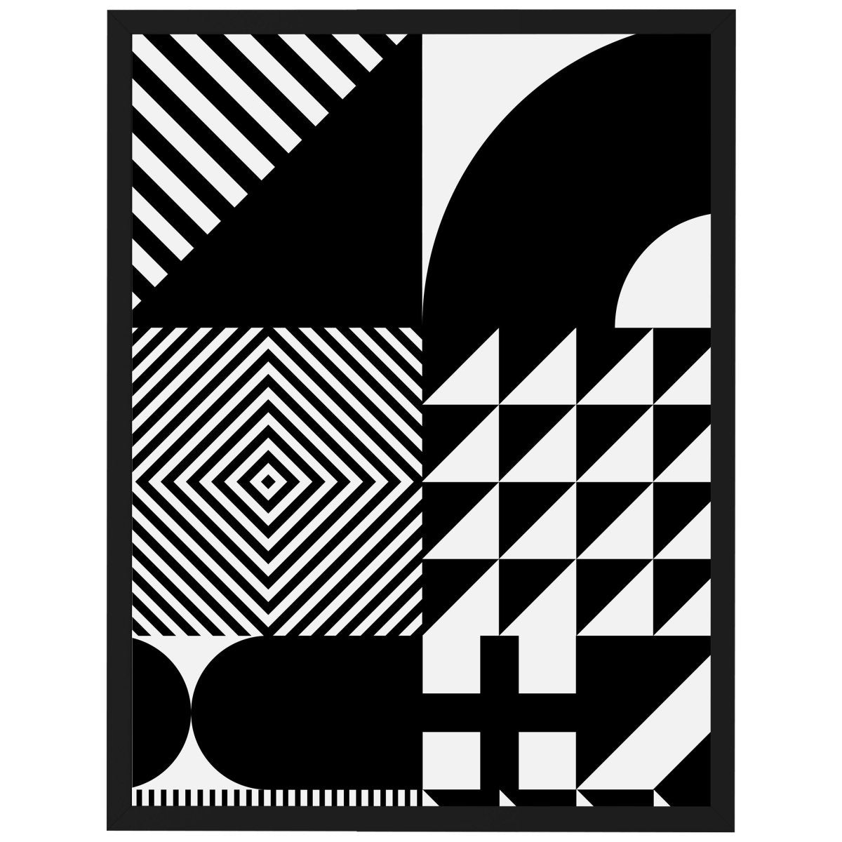 wandmotiv24 Poster, Poster - Abstrakt, Geometrisch, Minimalismus - M0249 - Bild 1