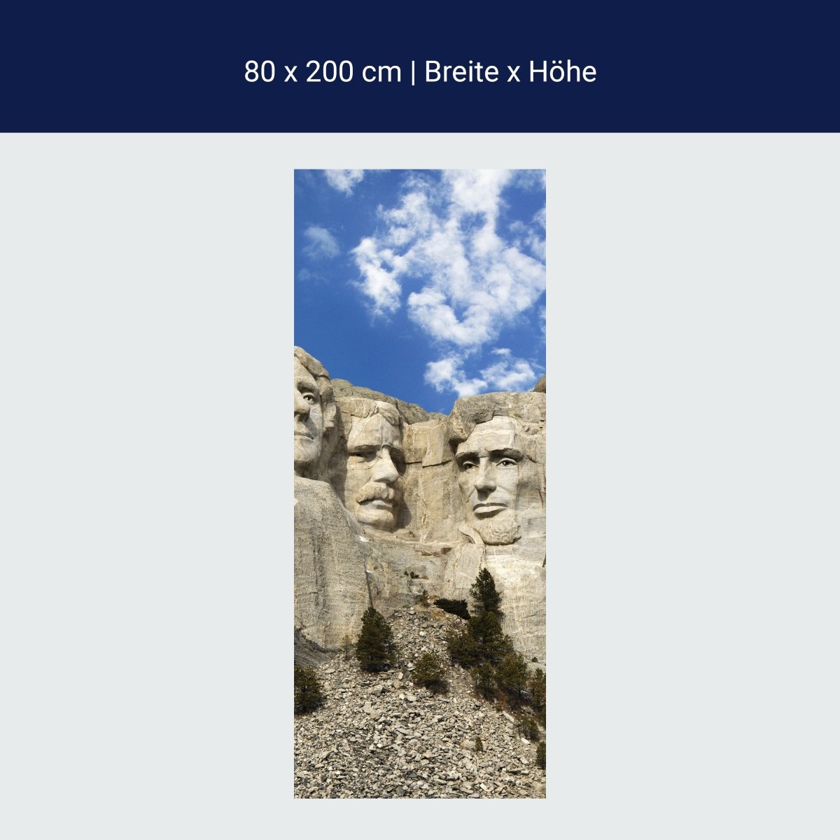Door wallpaper Mount Rushmore America M0250