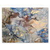 Leinwandbild Steine & Felsen, Querformat, bunter Marmor mit Gold 2 M0251