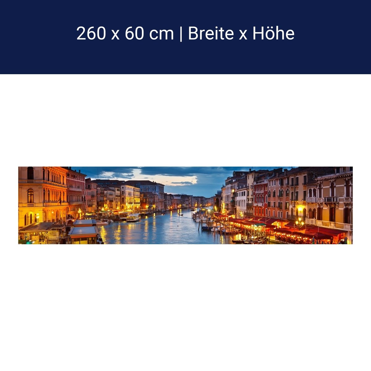 Crédence de cuisine Canale Grande Venise M0252