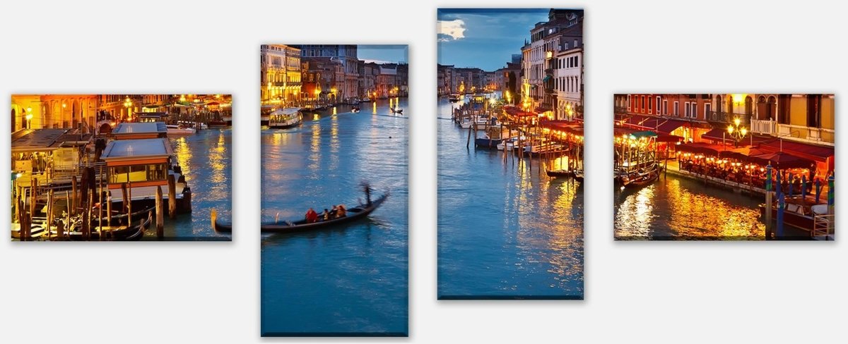 Leinwandbild Mehrteiler Canale Grande Venedig M0252