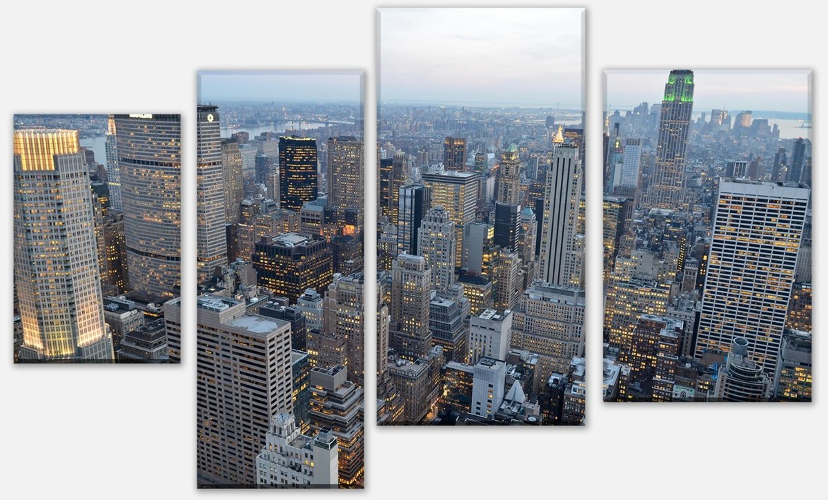 Civière en toile New York Skyview M0254