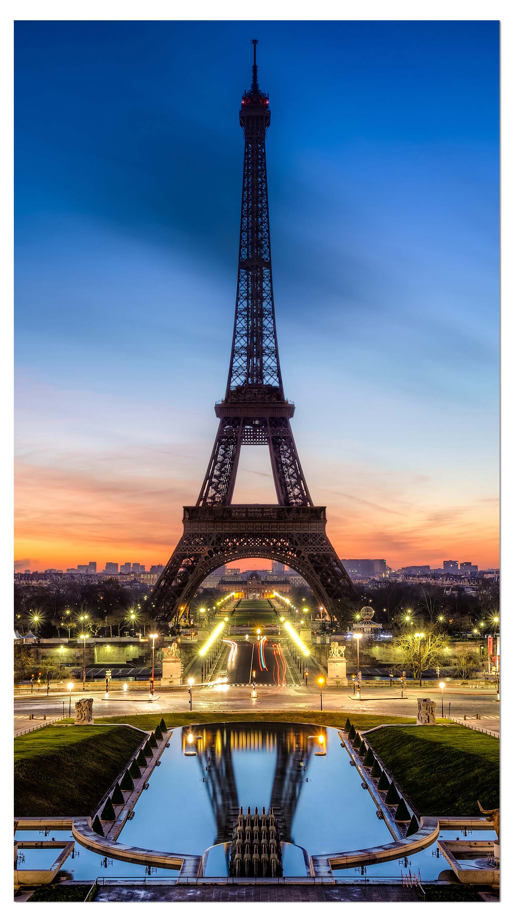 Garderobe Eiffelturm bei Nacht Frankreich M0266 entdecken - Bild 4