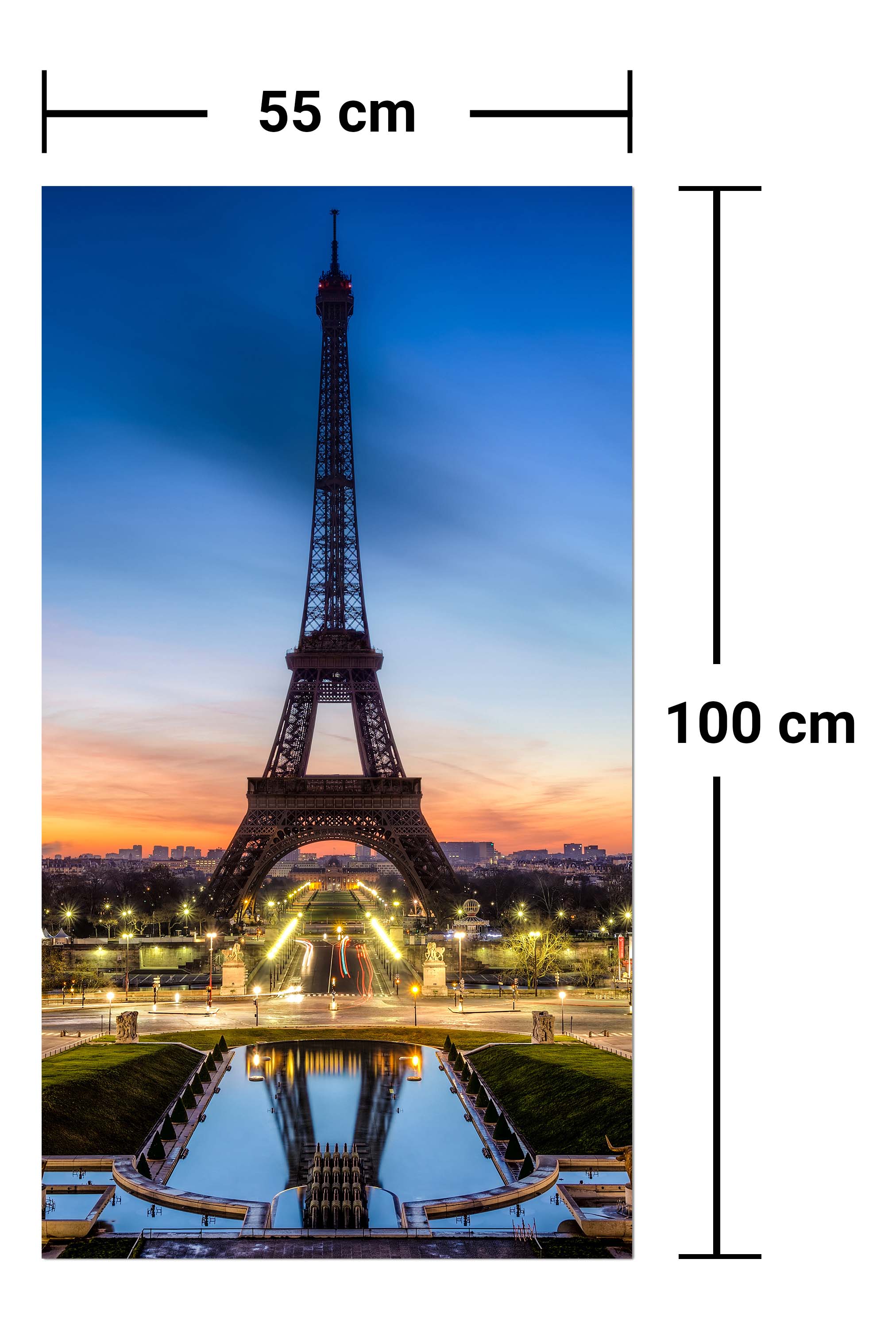Garderobe Eiffelturm bei Nacht Frankreich M0266 entdecken - Bild 7