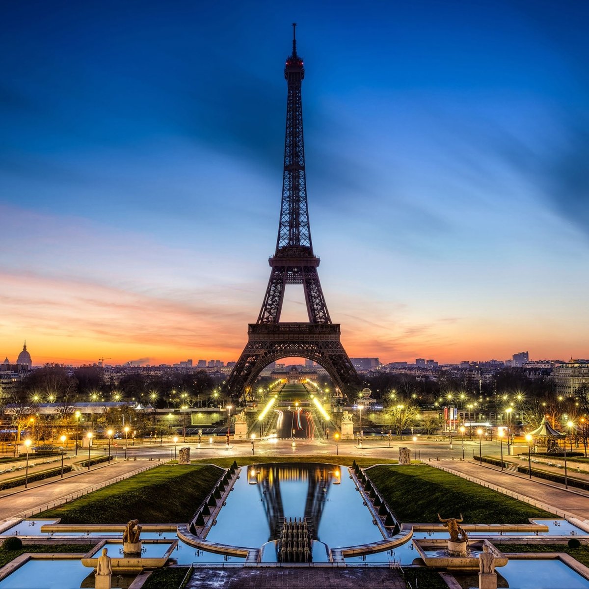 Beistelltisch Eiffelturm bei Nacht Frankreich M0266 entdecken - Bild 2