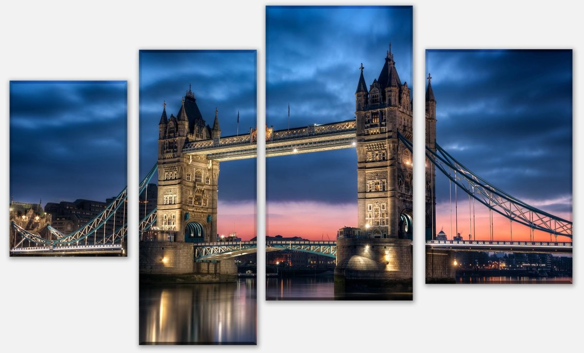 Leinwandbild Mehrteiler Towerbridge London M0267