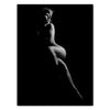 Tableau sur toile Models, format portrait, femme corps entier M0274