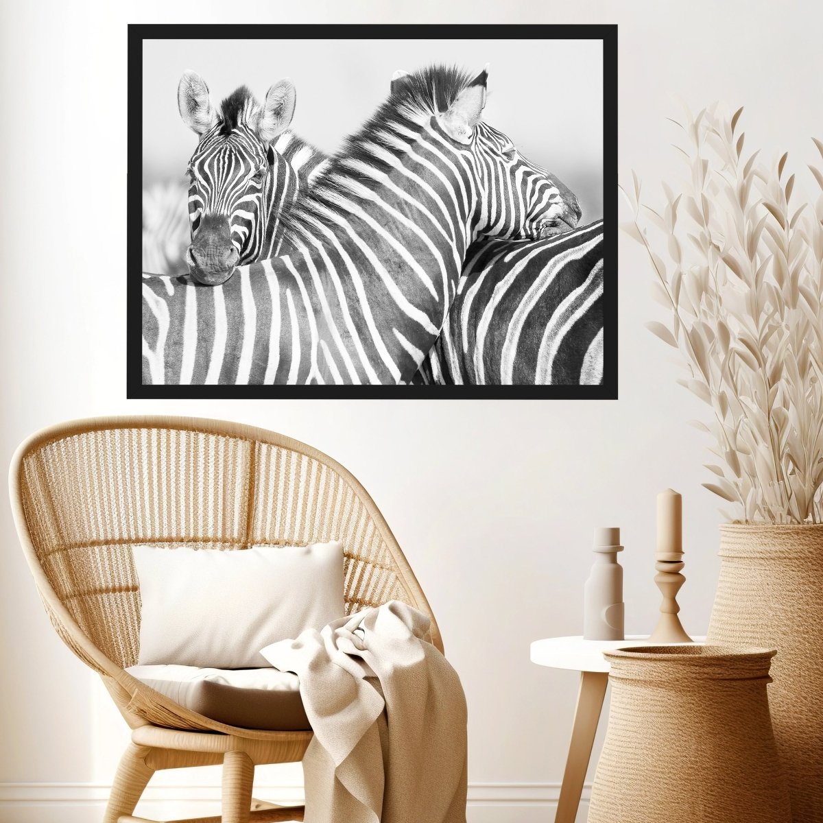 wandmotiv24 Poster, Poster - Zebra, Tier, schwarz - M0274 - Bild 3