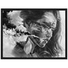 Poster Frau, Rauch, Indianer M0277