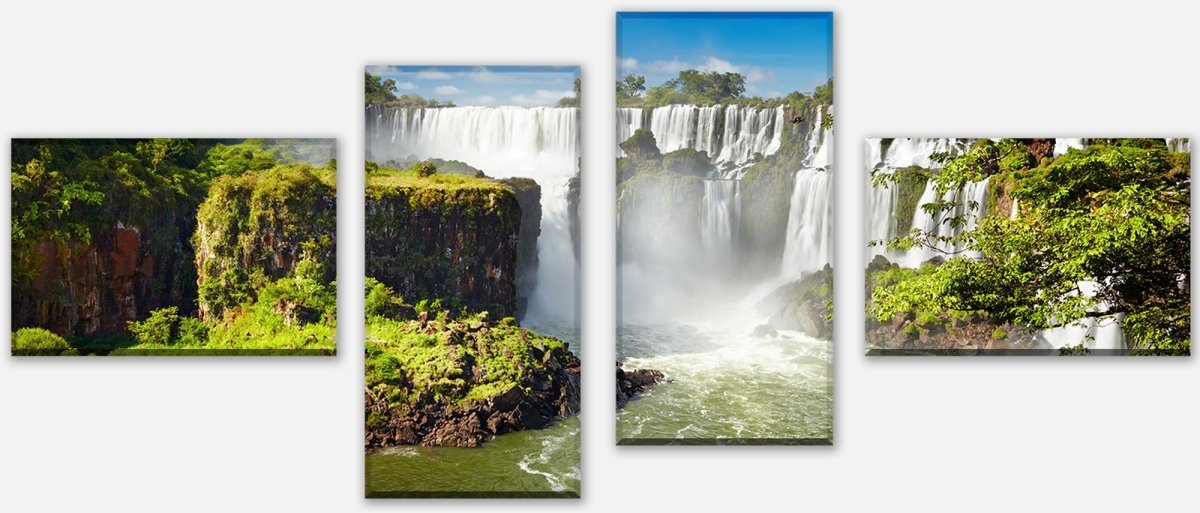 Leinwandbild Mehrteiler Iguazzu Falls Argentinien M0284