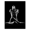 Canvas print Models, portrait format, ballerina in pose M0285