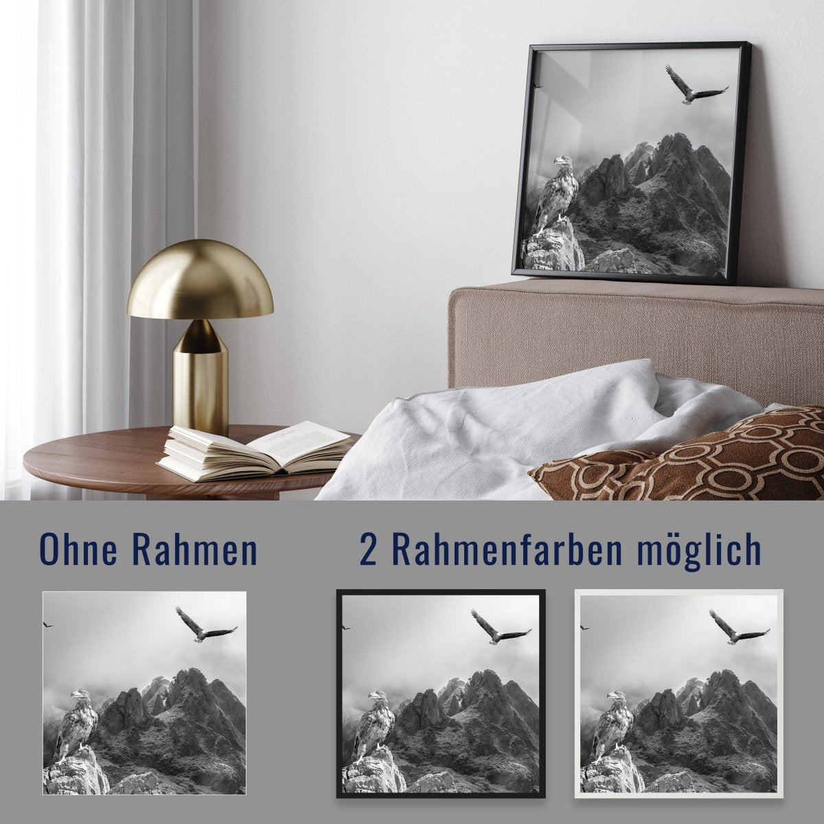 wandmotiv24 Poster, Poster - Berge, Gebirge, Adler - M0287 - Bild 4